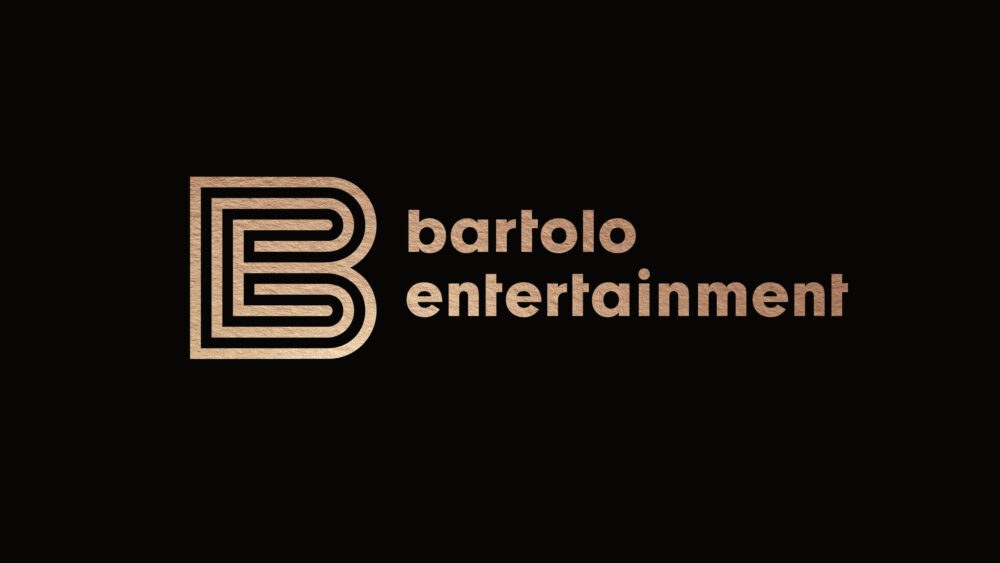 Den färdigdesignade logotypen för Bartolo Entertainment. 