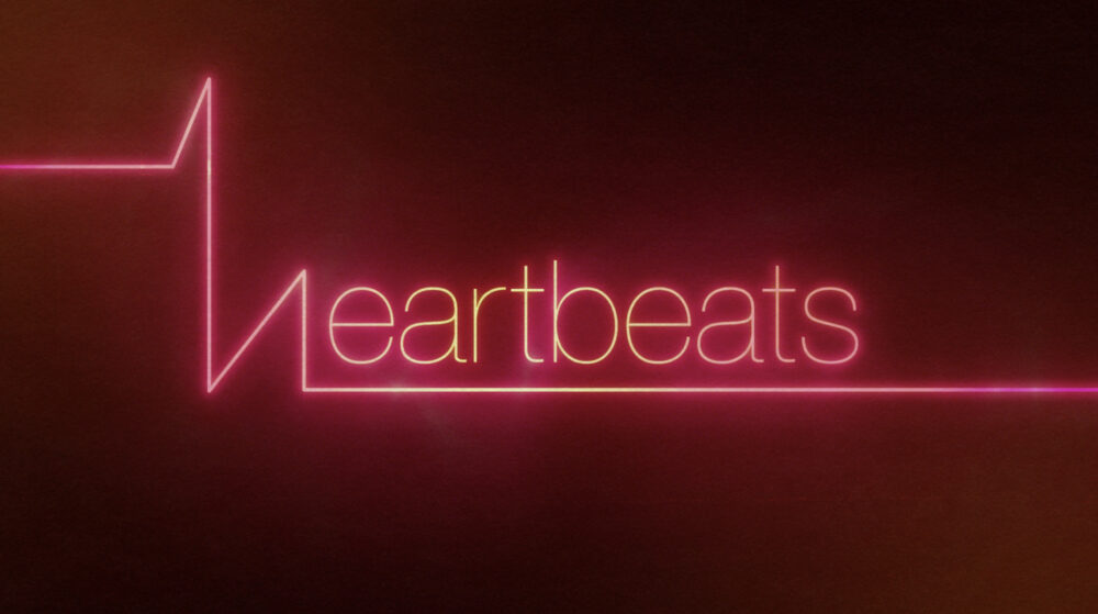 Titeldesign för tv-serien Heartbeats, den svenska adaptionen av serien Hjerteslag.