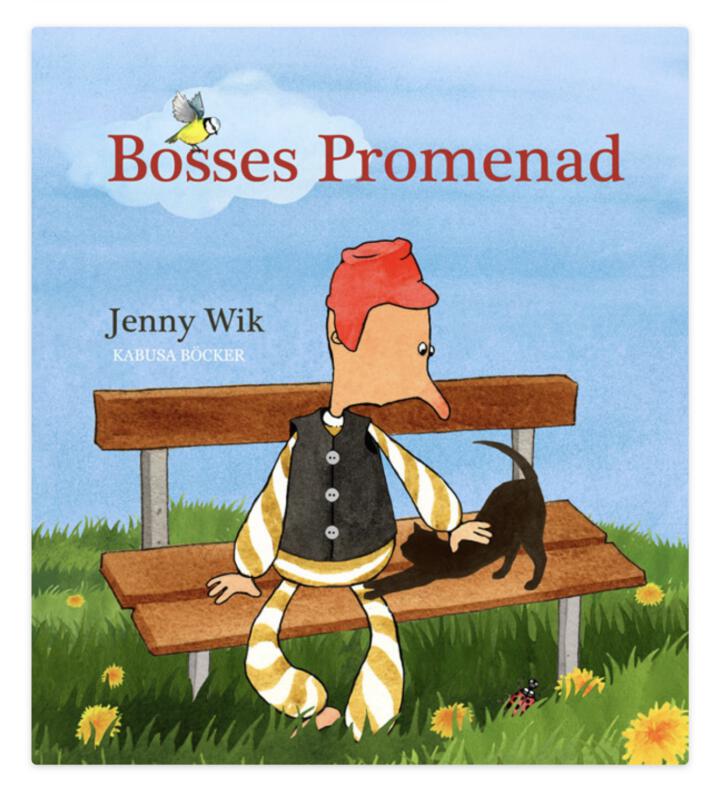 Bokomslag till barnboken Bosses promenad 