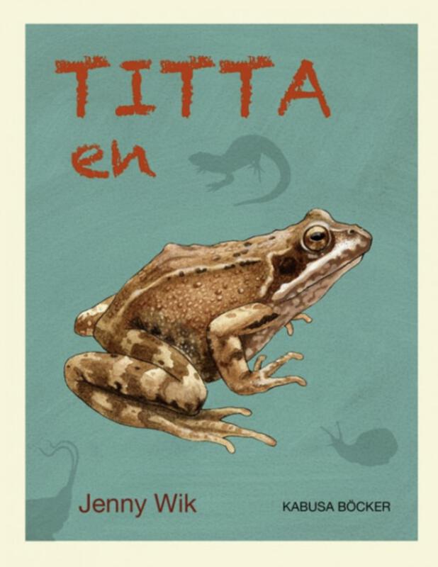 Bokomslag till barnboken Titta en groda 