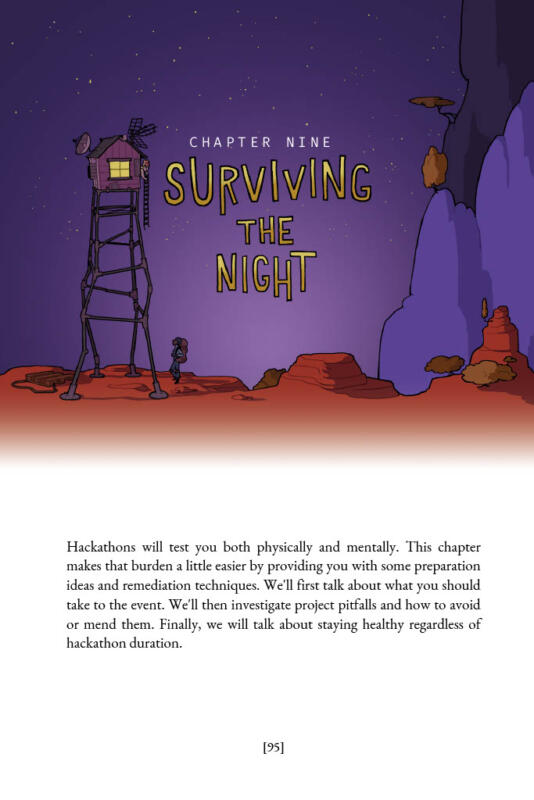 Illustration till nytt kapitel i en bok föreställande ett gammalt ruckel i en post apokalyptisk öken.