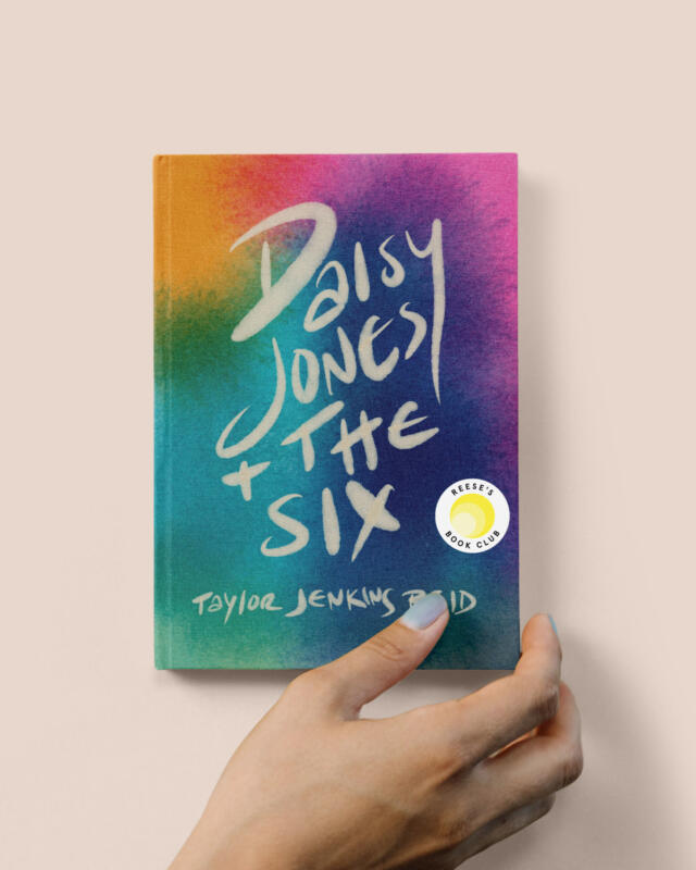 Daisy Jones & The Six, Book Cover Illustration Watercolor