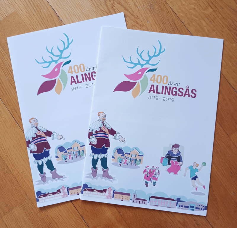 400 years of Alingsås. Brochure cover