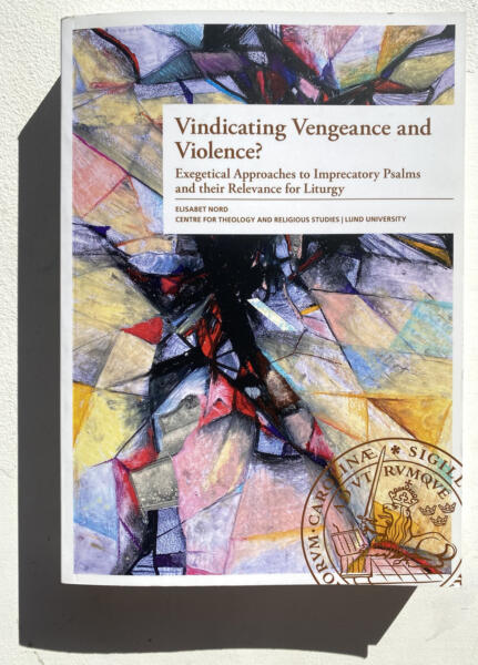 Abstract artwork placed on cover of doctoral thesis by Elisabet Nord, Lunds Universitet.