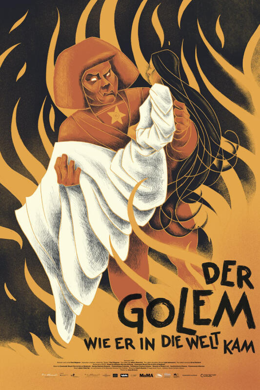 Movie poster for Der Golem