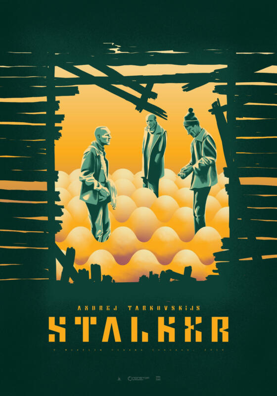 Movie poster for Stalker by Tarkovsky