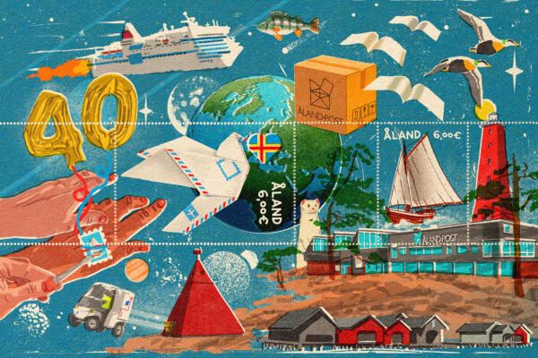 Åland Post Stamps, Aland, Åland, post stamps