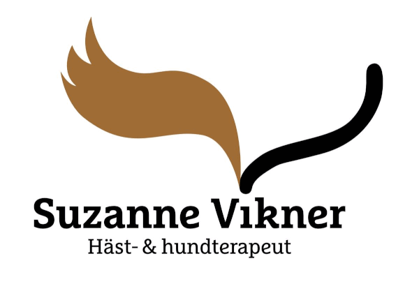 Logotyp som är gjord av en hästsvans och en hundsvans. Logotypen liknar ett V. Den högra svansen ändrar kulör och den vänstra svansen rör sig.