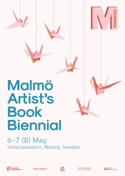 Affisch för Malmö Artist's Book Biennial 2022