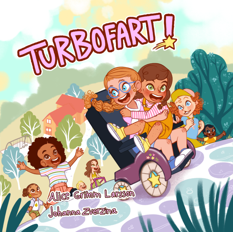Omslagsbild av barnboken Turbofart
