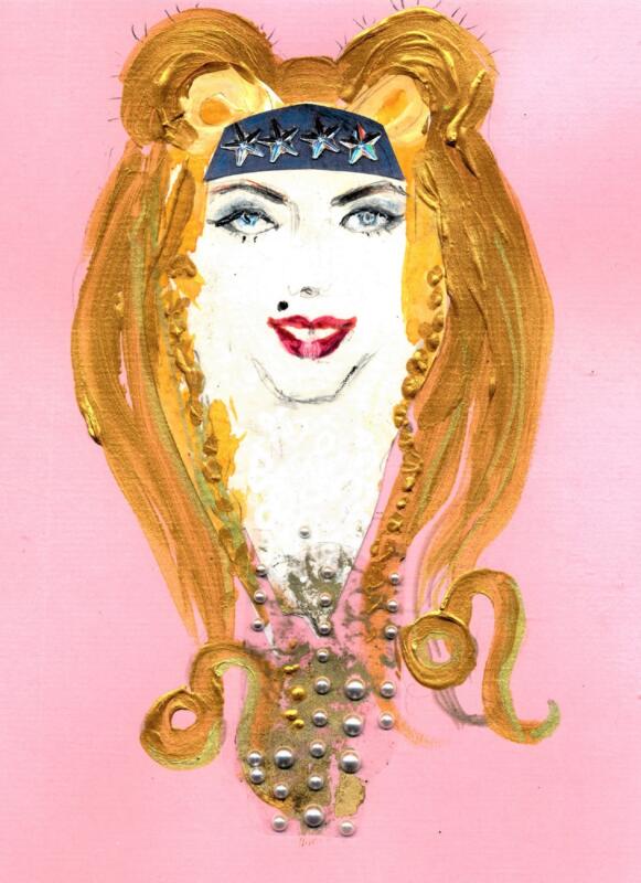 Madonna horoscope porträtt Portrait horoskop lejonet artist