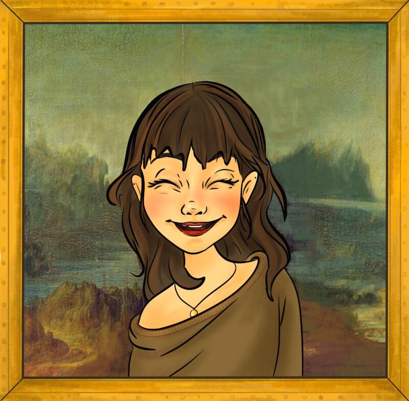 digital art Mona-Lisa