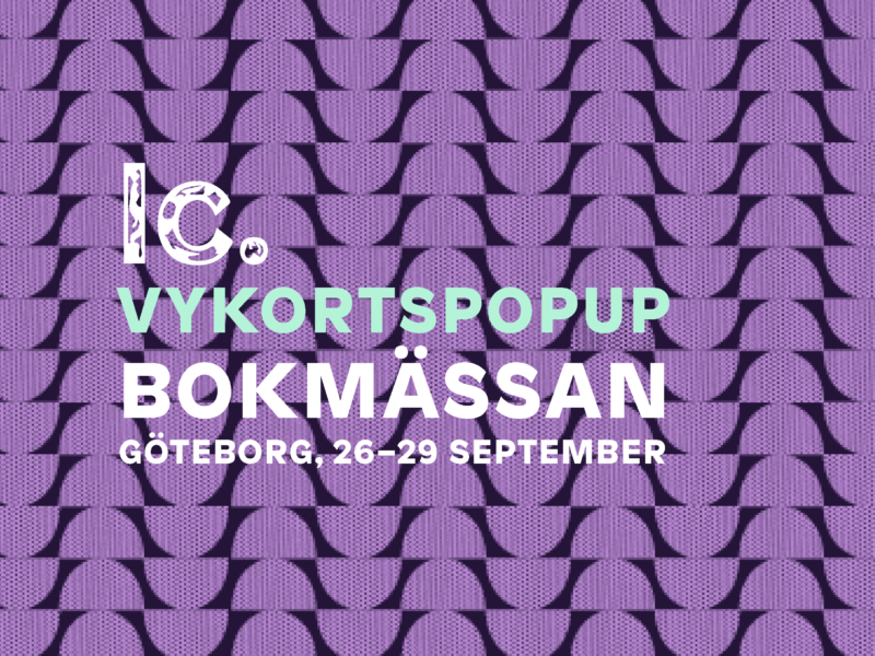 Vykort på Bokmässan 2024