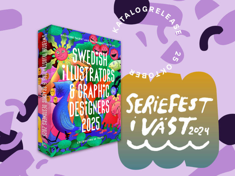 Katalogrelease för Illustratörcentrums senaste katalog, tillsammans med Seriefest i Väst 2024