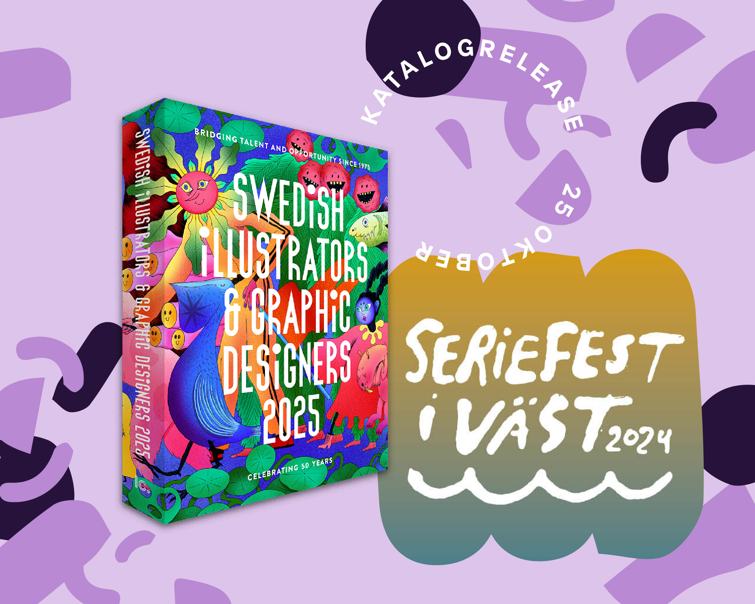 Katalogrelease för Illustratörcentrums senaste katalog, tillsammans med Seriefest i Väst 2024