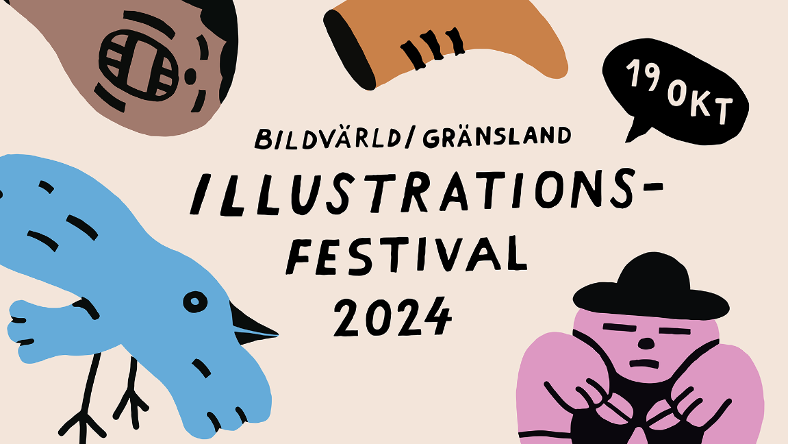 Illustrationsfestivalen Bildvärld/Gränsland 2024