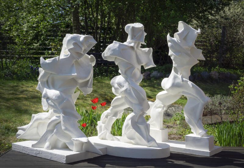 Reconstructions of Umberto Boccioni sculptures