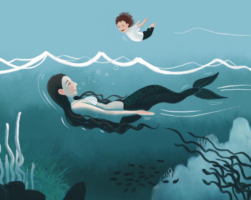 Jag flyger mamma simmar