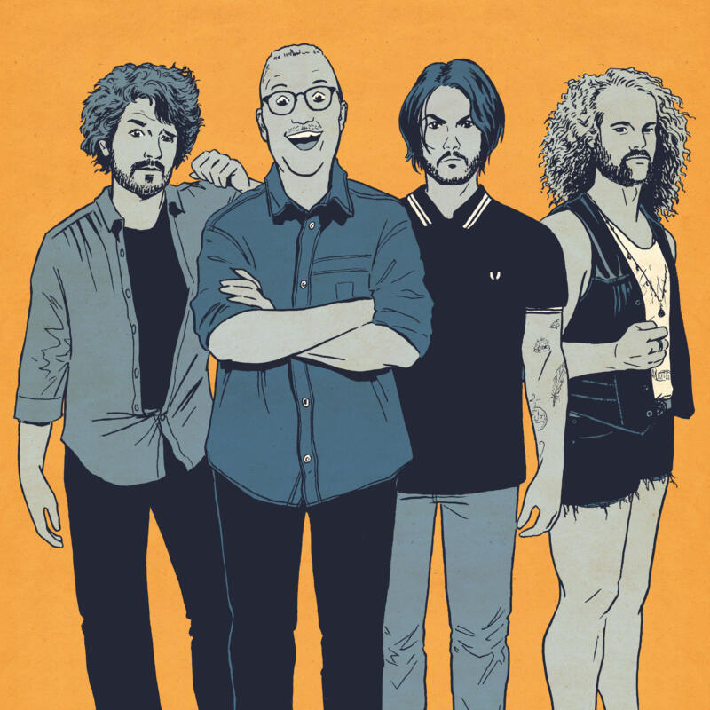 teckning av bandet catcatcher