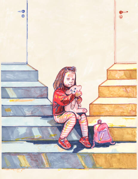 Vårdnadstvist illustration