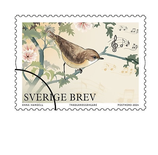 Frimärke PostNord av Anna Handell