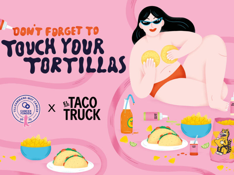Affisch Touch your tortillas