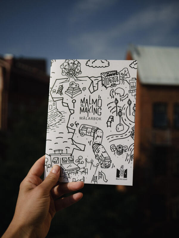 Coloring book, Skinny Gonzales for Malmö in the making