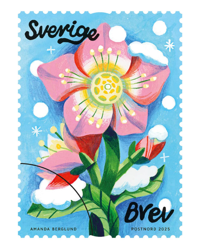 Julros frimärke julpost 2025