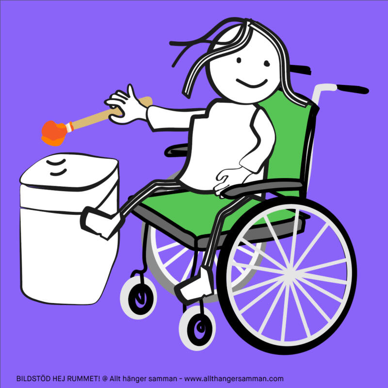 Bildstöd, barn i rullstol, anpassad grundskola