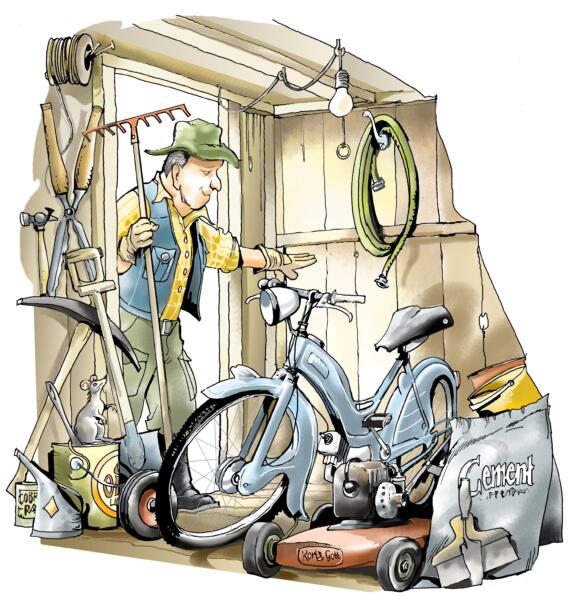 kåseri illustration förråd