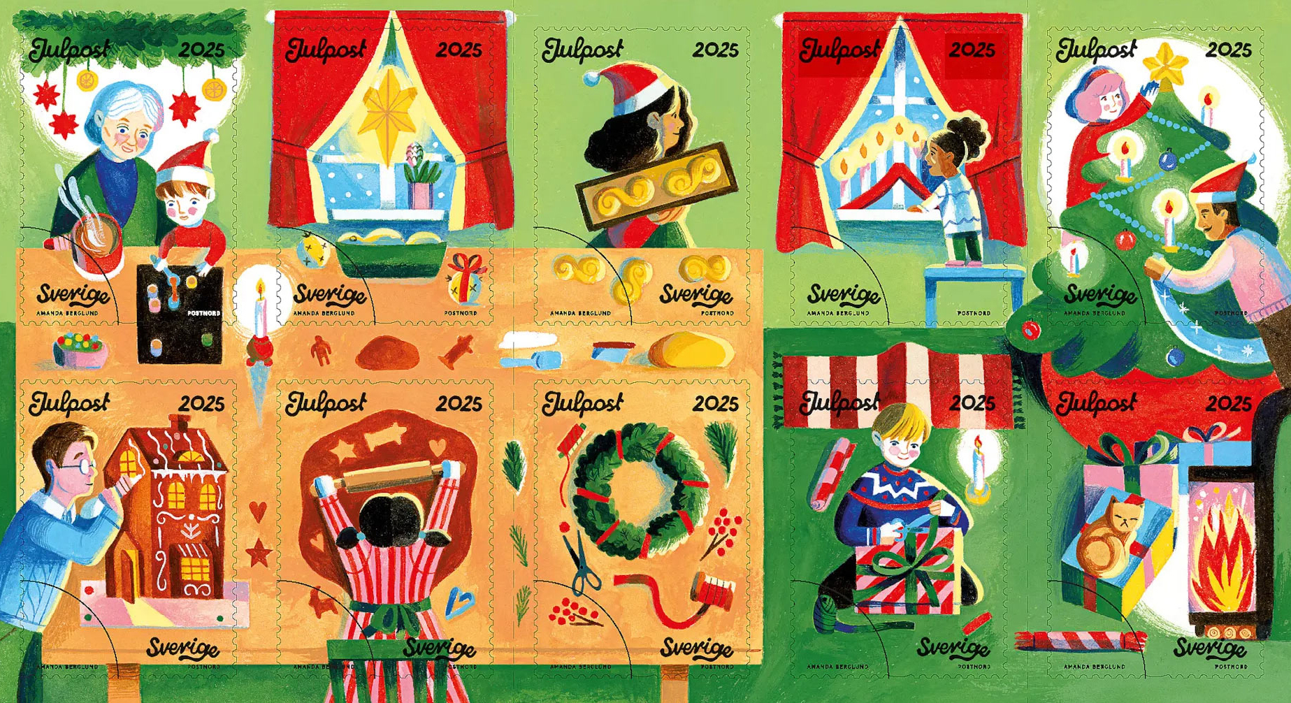 Julfrimärken 2025