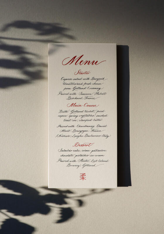 Invitation design for Lisa Yang Cashmere, hand-made illustration and calligraphy, graphic design and Guiding though printing process and choice of Cotton Paper, Gmund