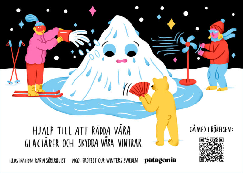 postcard patagonia Kungsgatan, Stockholm. 