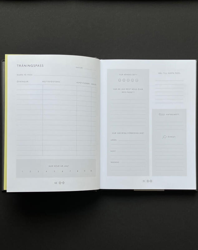 Omslagsbild för "Min Träningsdagbok" skriven av Bianca Salming