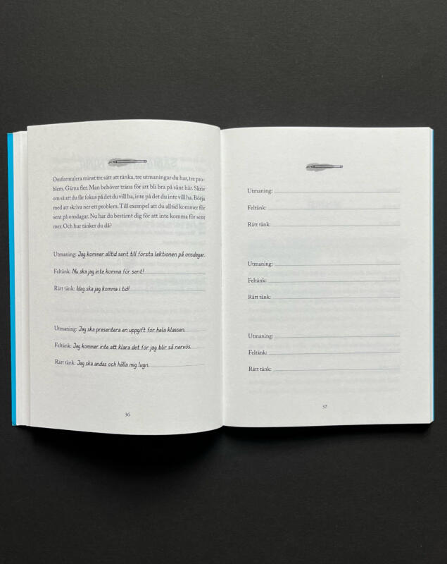 Formgivning och illustration till tonårsboken "Kör - Motivation för tonåringar"