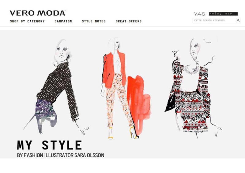Illustrationer för Vero Moda