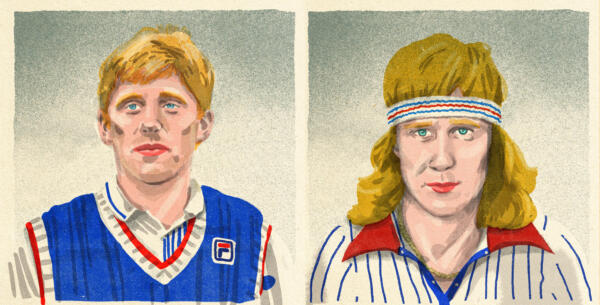 Boris Becker and Björn Borg were larger than life as tennis players. The fall that followed was hard and deep. De Volkskrant