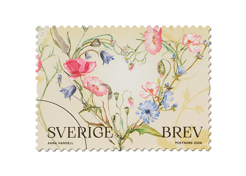 Svenska Frimärken Design Anna Handell