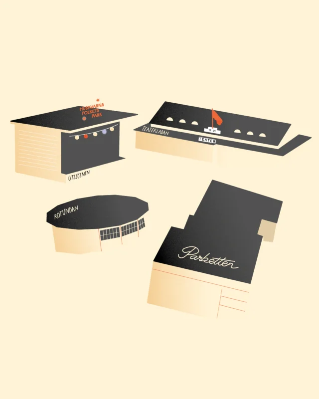 Illustration Huskvarna Folkets Park