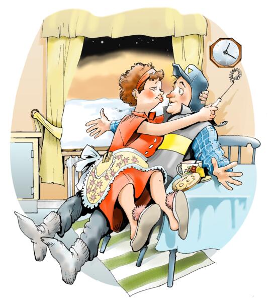 kärleksfullt köksmöte