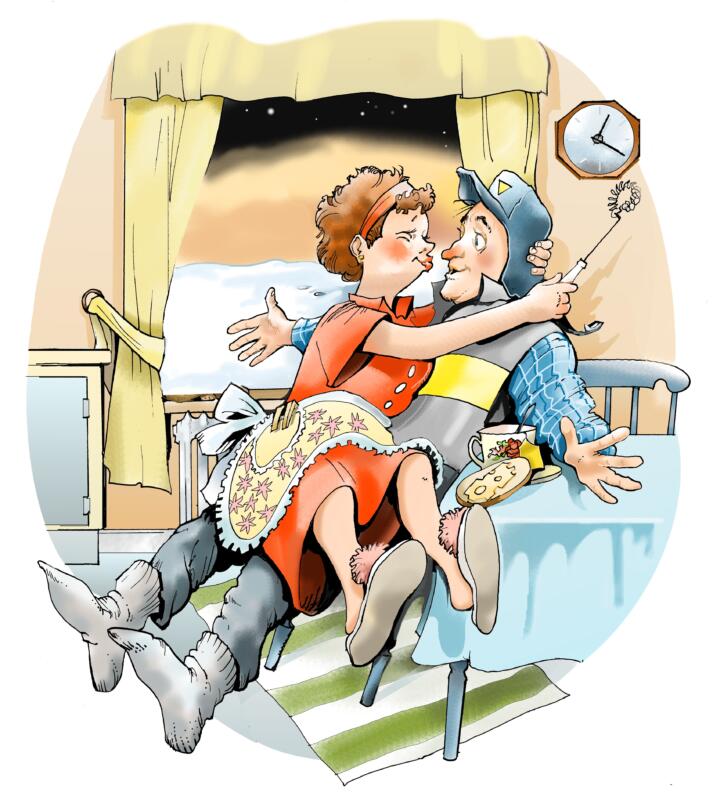 kärleksfullt köksmöte