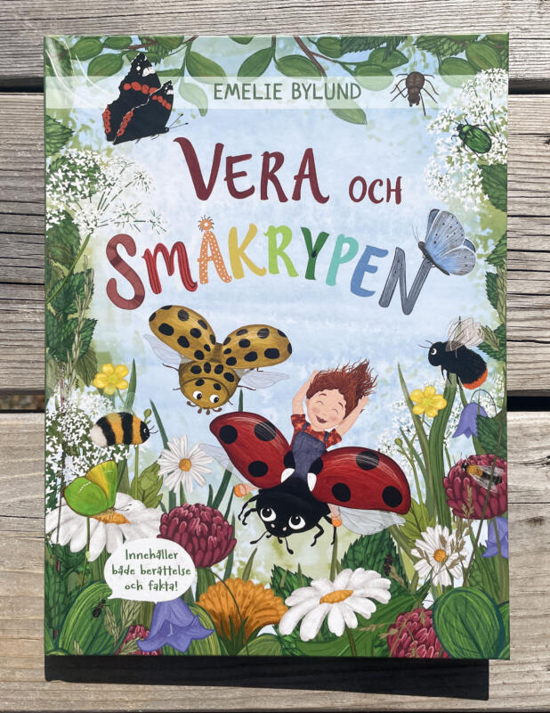 Omslagsbild av barnboken Vera och småkrypen