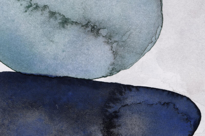 Detail of a watercolour painting.