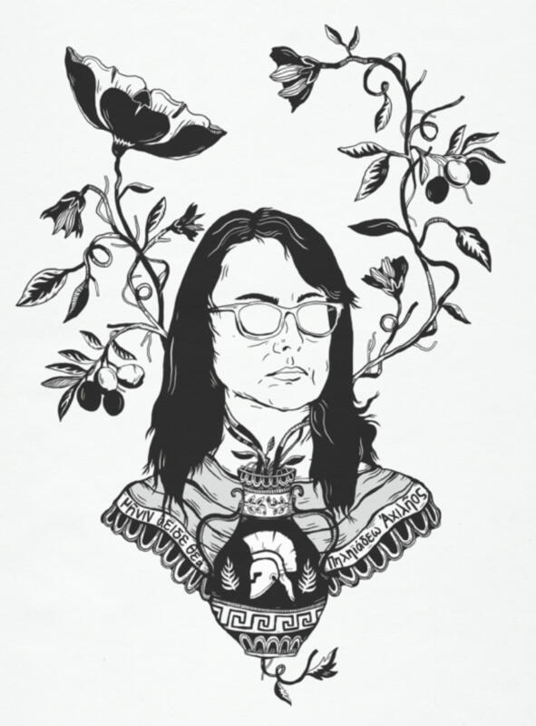 Redaktionell illustration till tidskriften Med andra ord