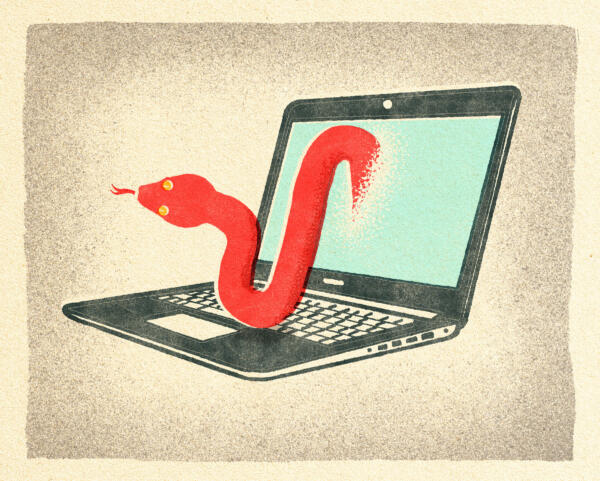 Illustration for Aldous Huxley's book  "Time of the Oligarchs", De Volkskrant