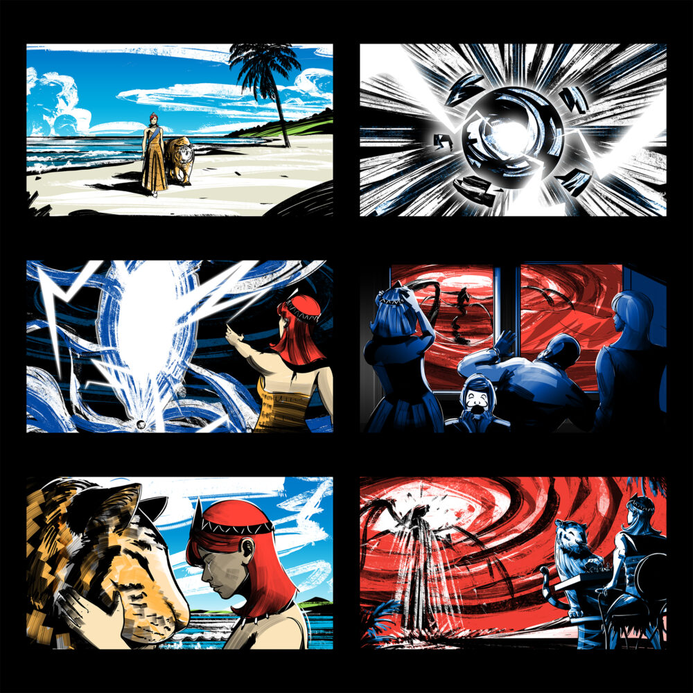 Samsung, Storyboard, TV shows, Fantasy, Illustrations, Television