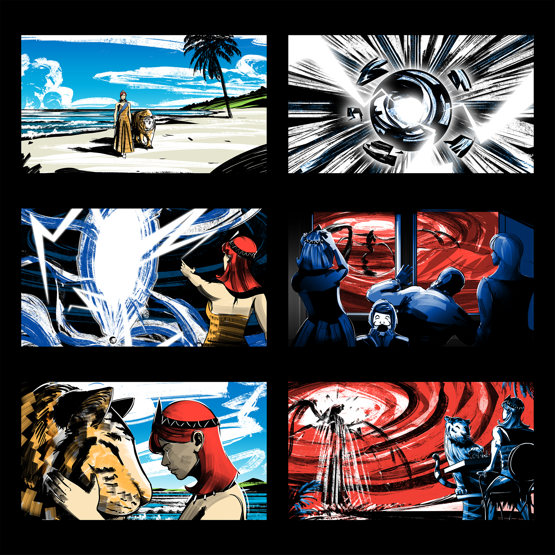 Samsung, Storyboard, TV shows, Fantasy, Illustrations, Television