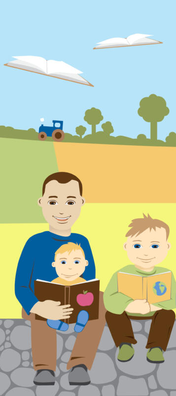 Illustrationer av skånska landsbygden