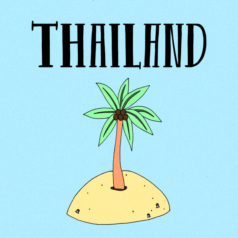 Cover for the music single Thailand by artist Nouel 
