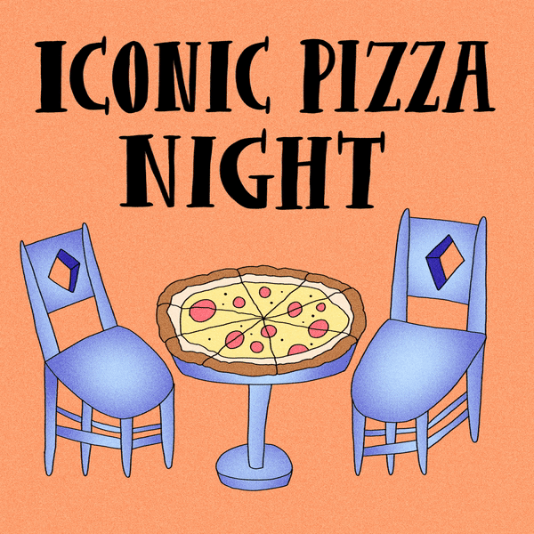 Cover for the music single Iconic pizza night by artist Nouel 